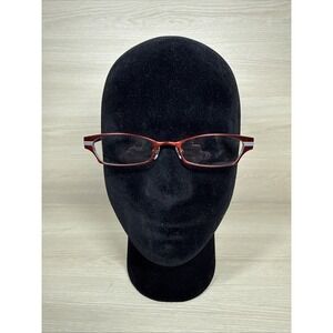 Prodesign Denmark Zenith 7320 C. 4031 48[]17 Red Silver Eyeglasses Frames I1